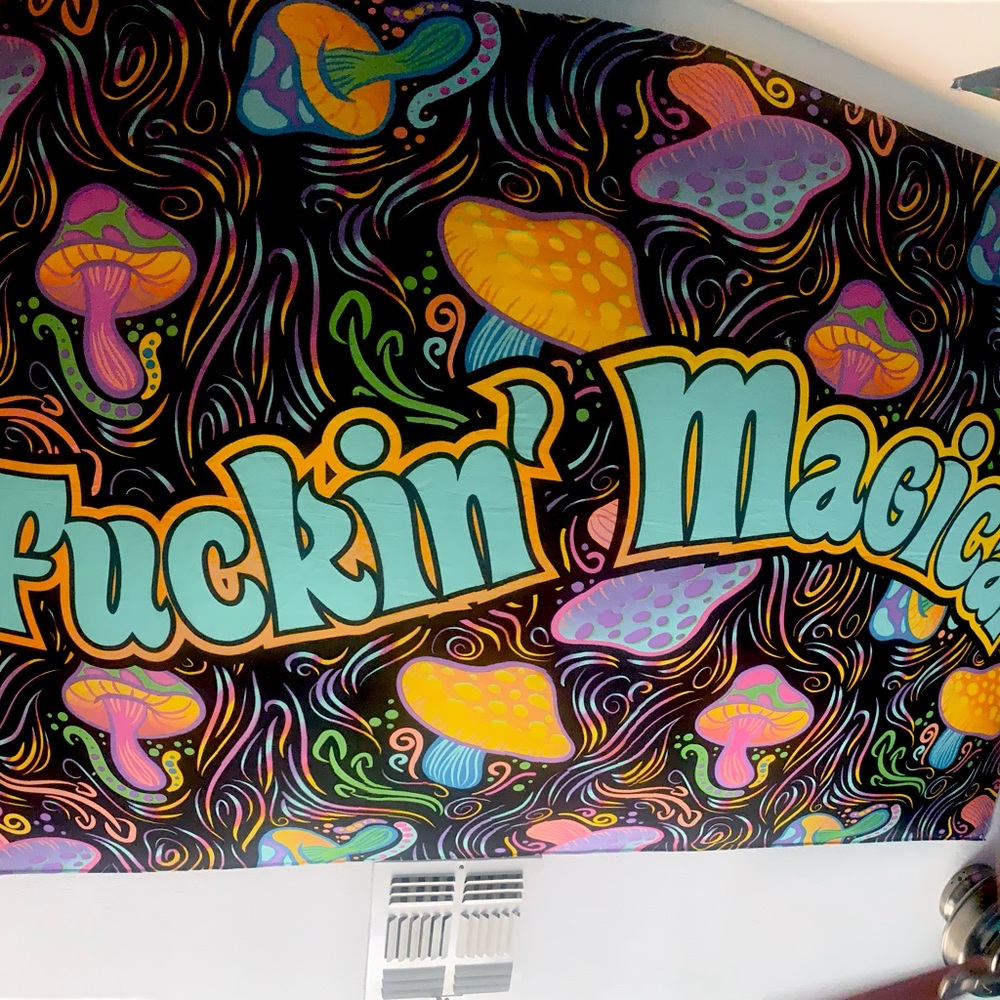 Fuckin’ Magical Mushroom Tapestry